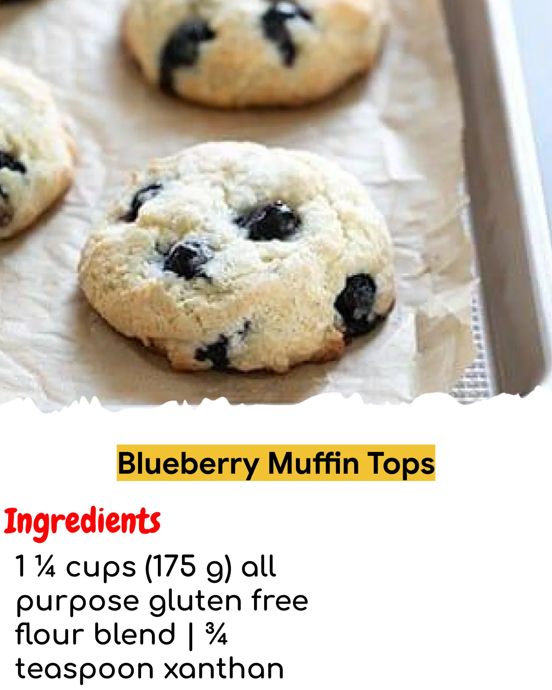 Blueberry Muffin Tops (Easy 60-Minute)