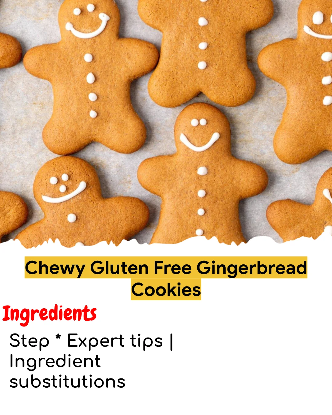 Chewy Gluten Free Gingerbread Cookies (Meal Prep Friendly)