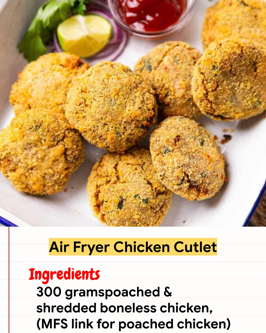 Chicken Recipe Air Fryer Chicken Cutlet
