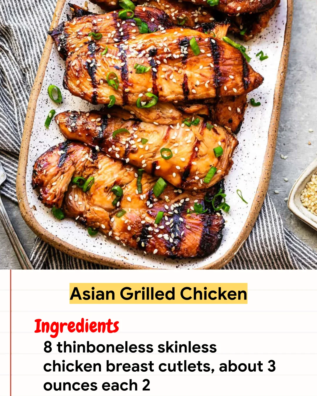 Chicken Recipe Asian Grilled Chicken