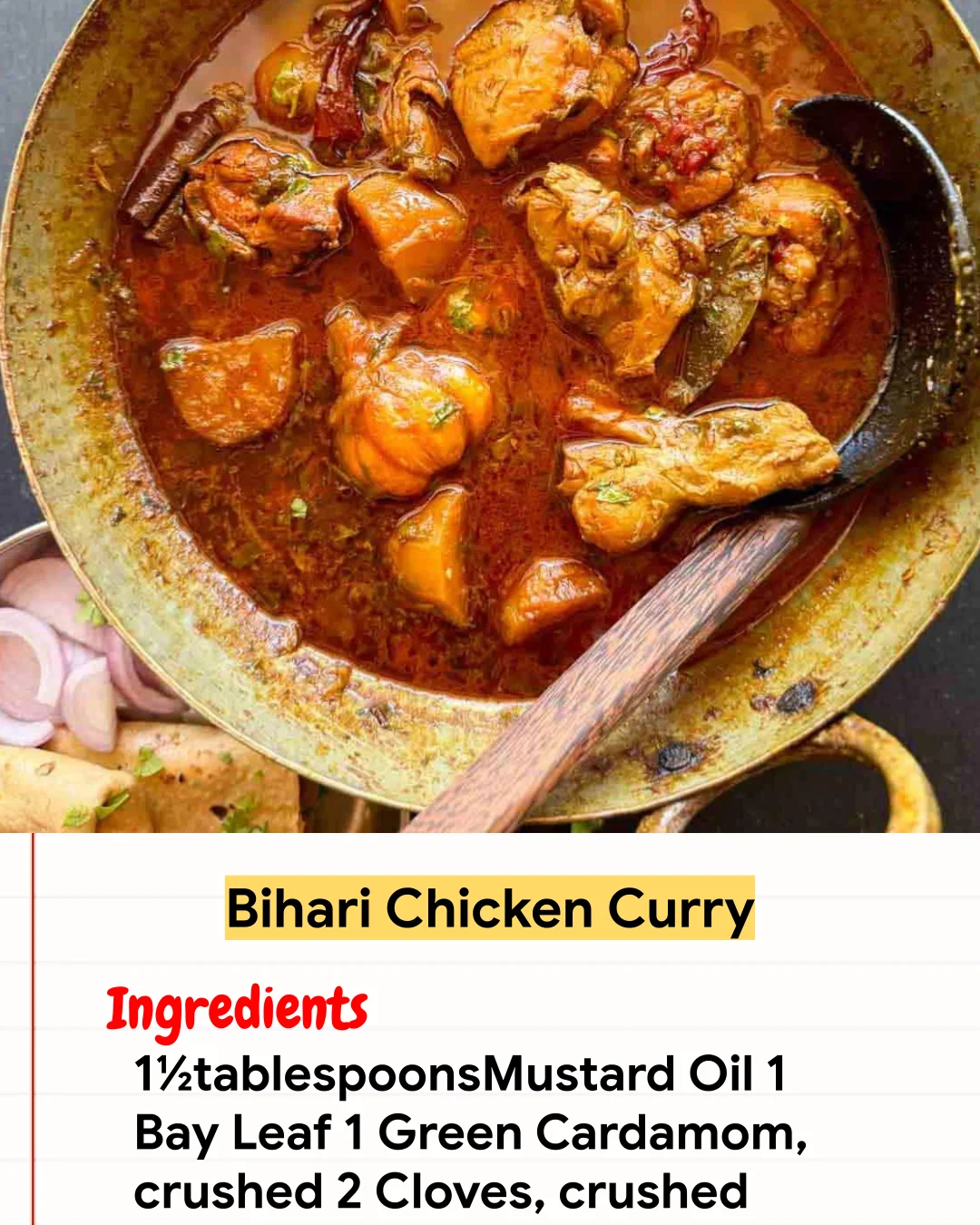Chicken Recipe Bihari Chicken Curry