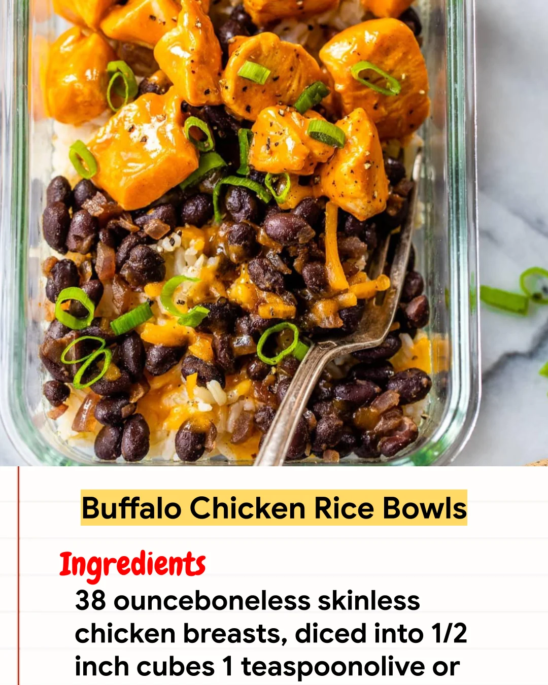 Chicken Recipe Buffalo Chicken Rice Bowls