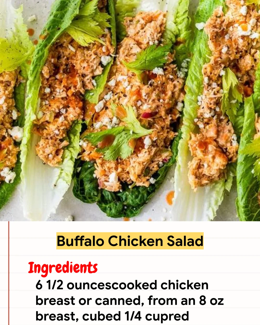Chicken Recipe Buffalo Chicken Salad