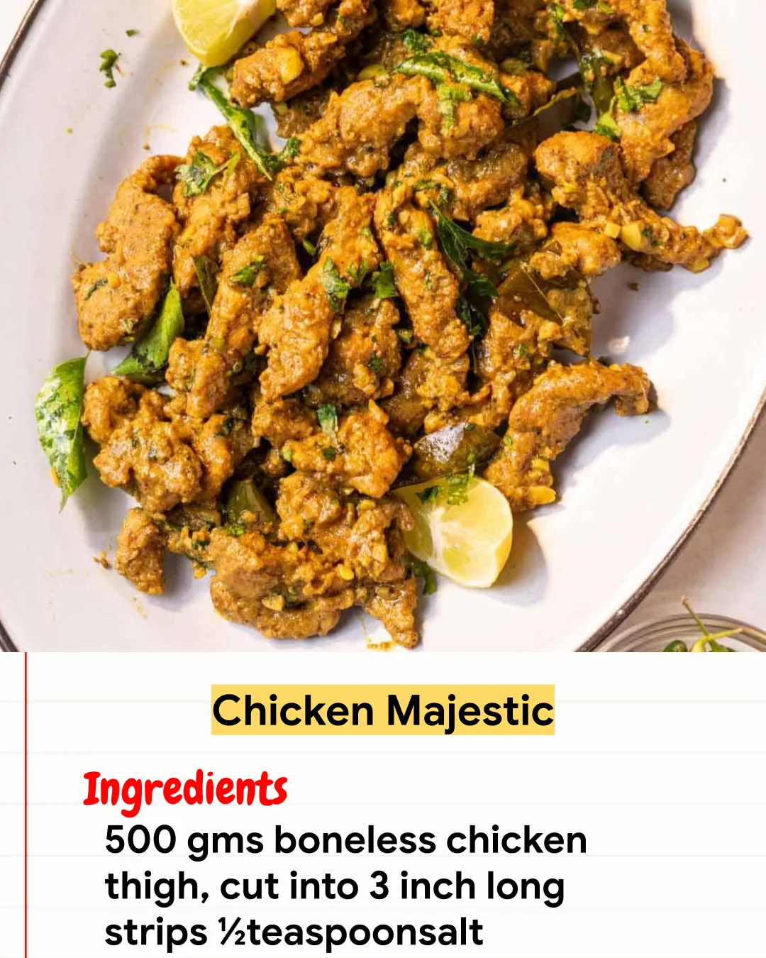Chicken Recipe Chicken Majestic