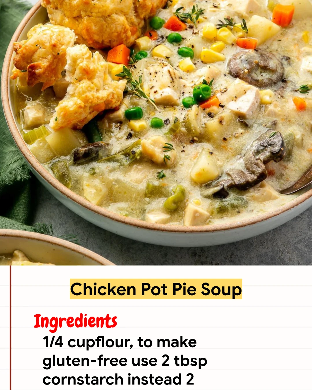 Chicken Recipe Chicken Pot Pie Soup