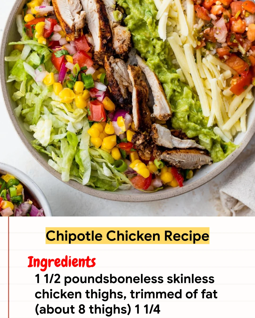 Chicken Recipe Chipotle Chicken Recipe
