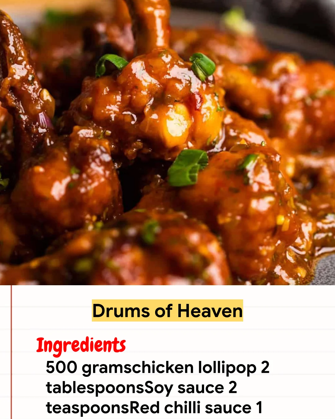 Chicken Recipe Drums of Heaven