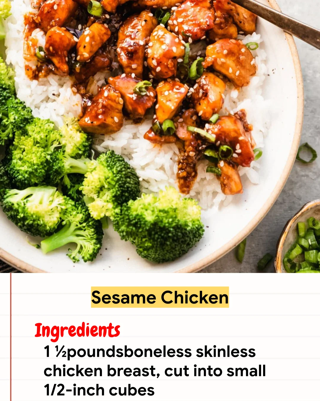 Chicken Recipe Sesame Chicken