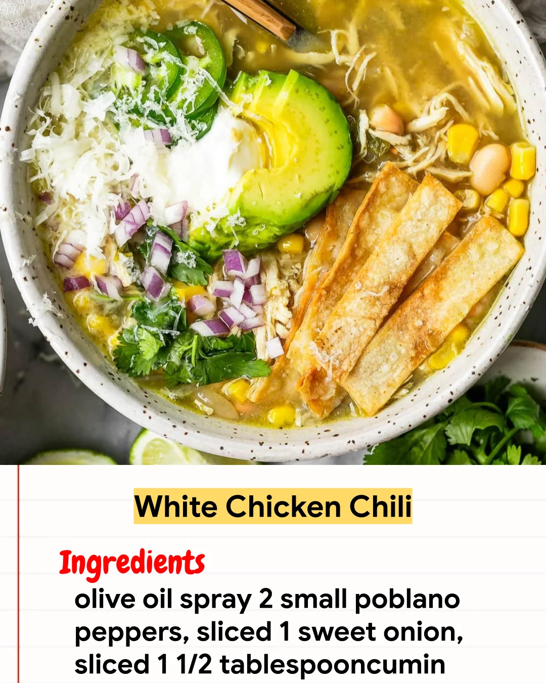 Chicken Recipe White Chicken Chili