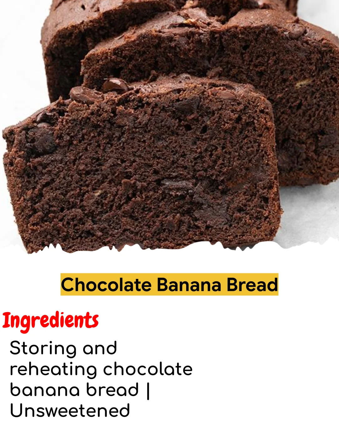 Chocolate Banana Bread (Chef-Developed)