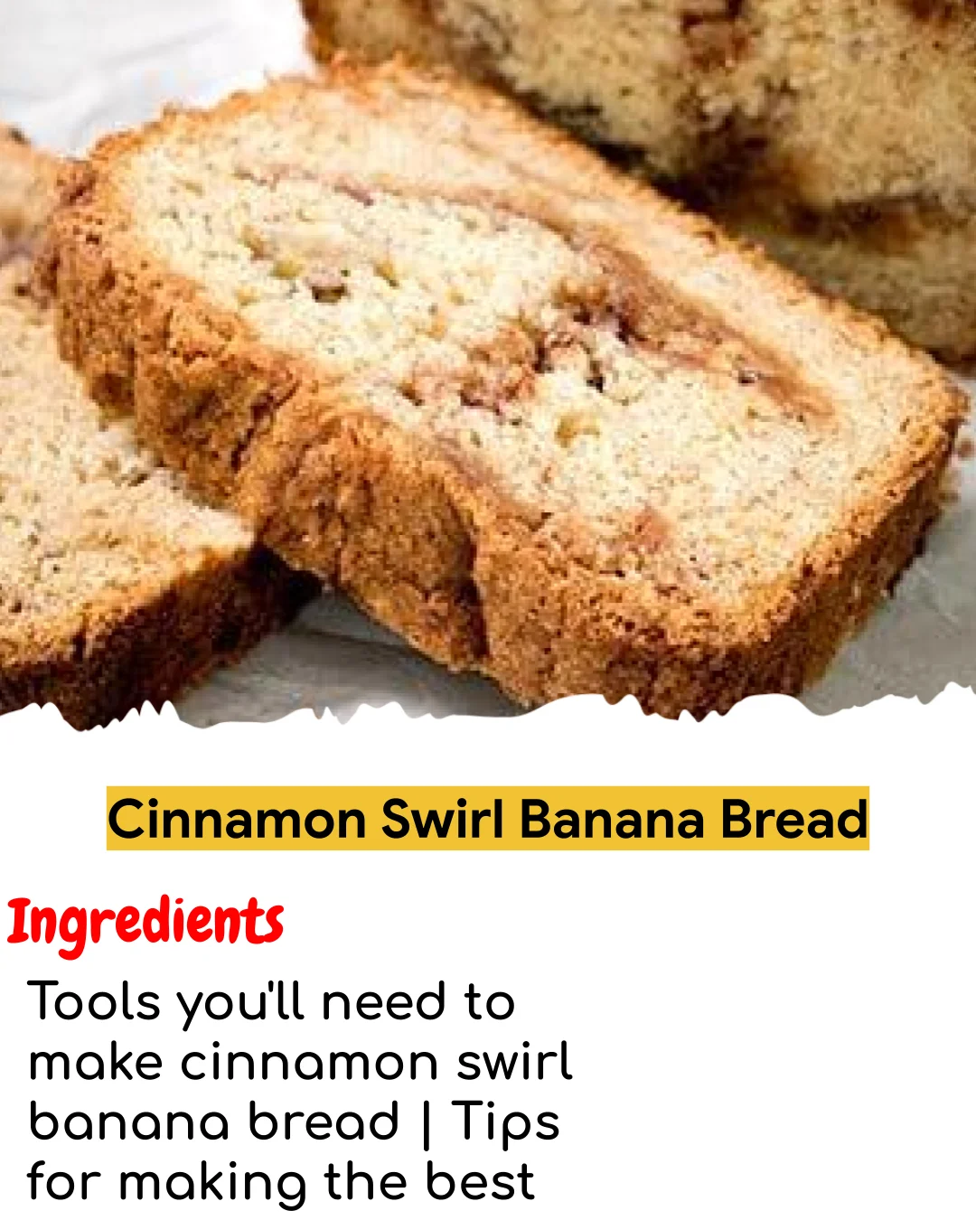 Cinnamon Swirl Banana Bread (Easy 60-Minute)