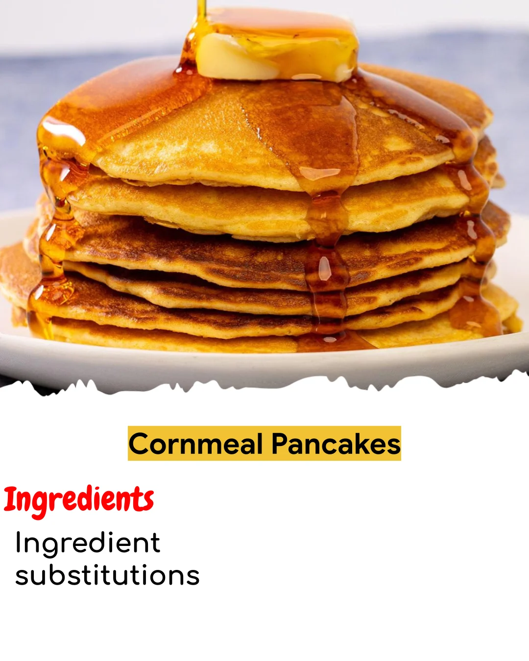 Cornmeal Pancakes (Meal Prep Friendly)