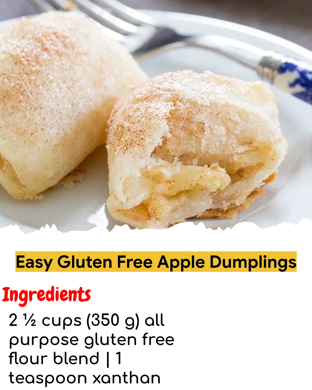 Easy Gluten Free Apple Dumplings (Chef-Developed)