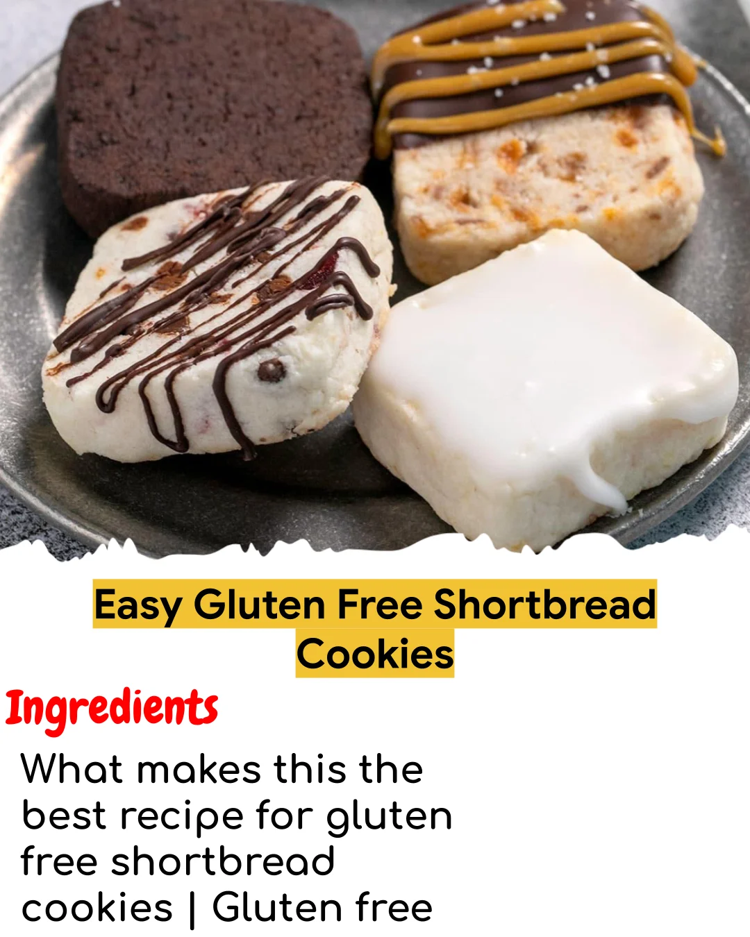 Easy Gluten Free Shortbread Cookies (Chef-Developed)