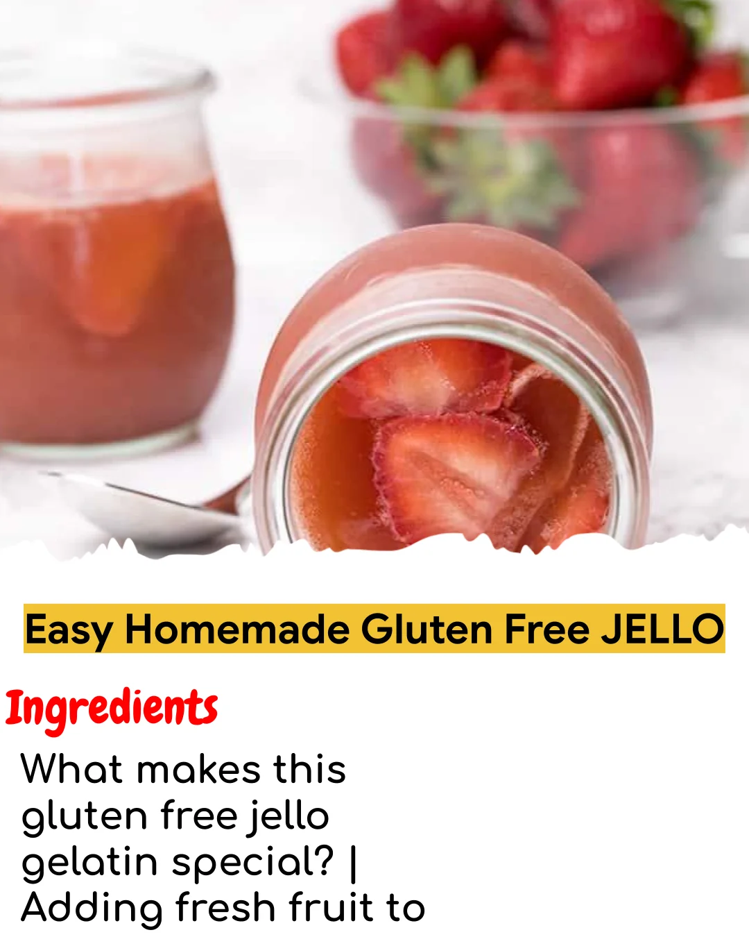 Easy Homemade Gluten Free JELLO (Tested 10+ Times)