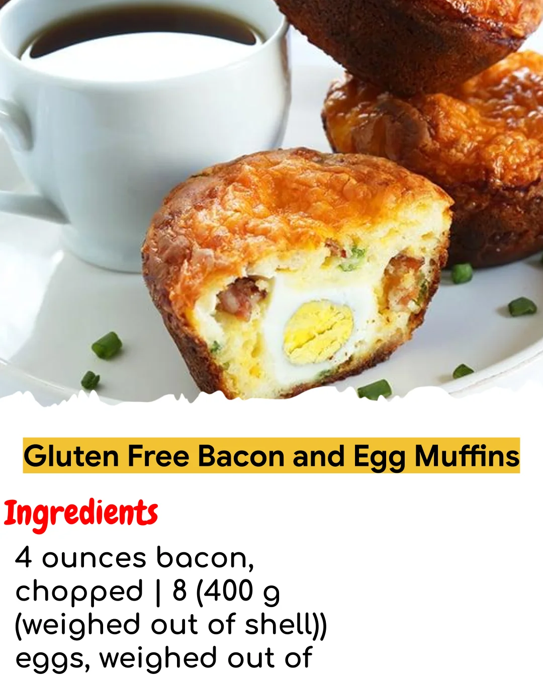 Gluten Free Bacon and Egg Muffins (Easy 60-Minute)