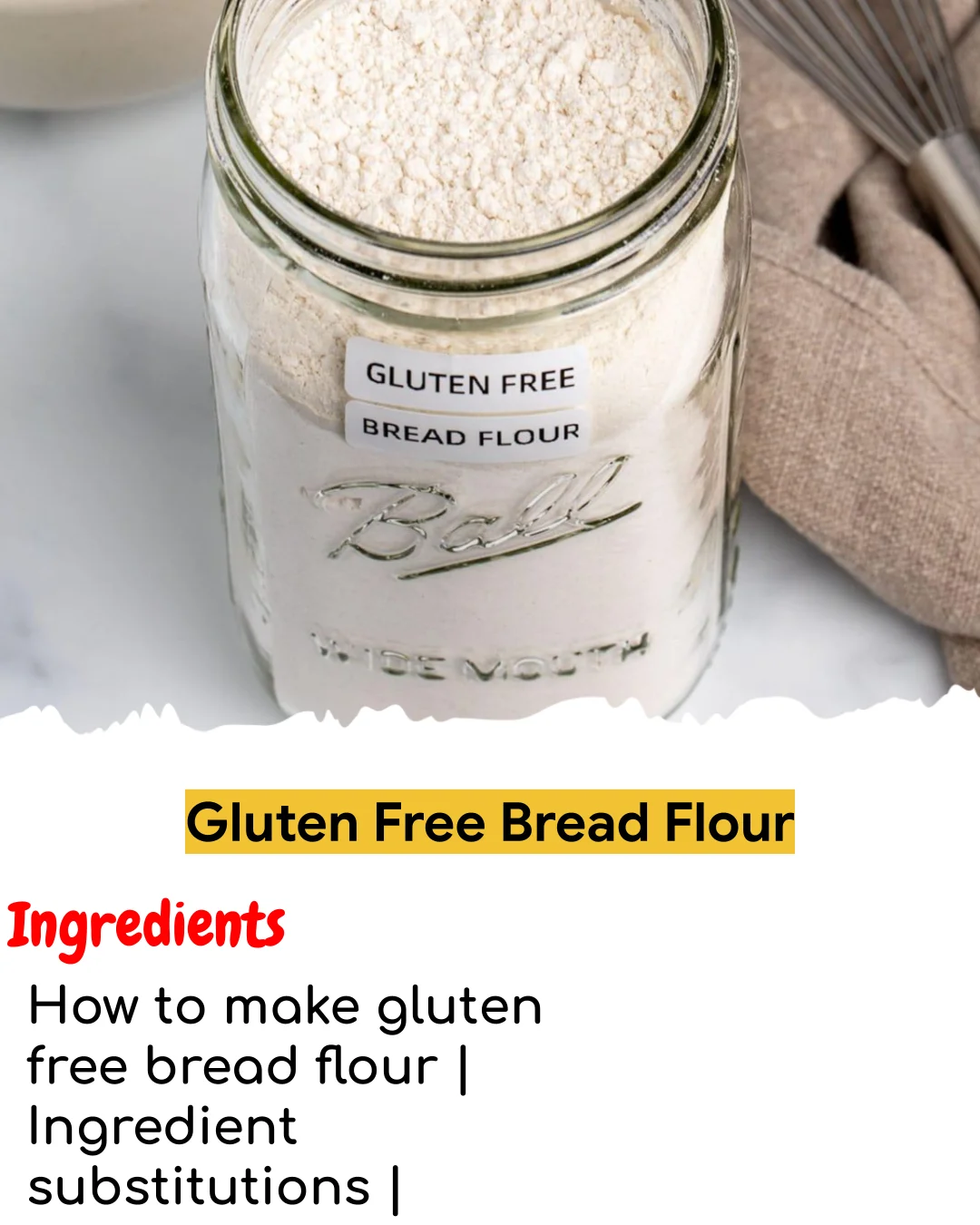 Gluten Free Bread Flour (Chef-Developed)