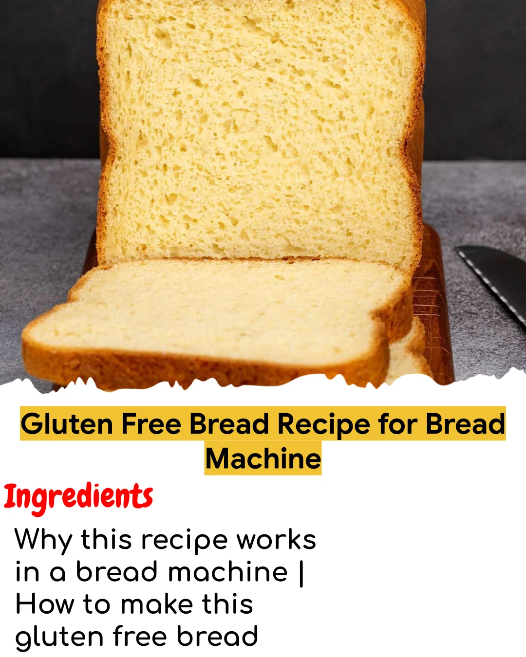 Gluten Free Bread Recipe for Bread Machine (Easy 60-Minute)