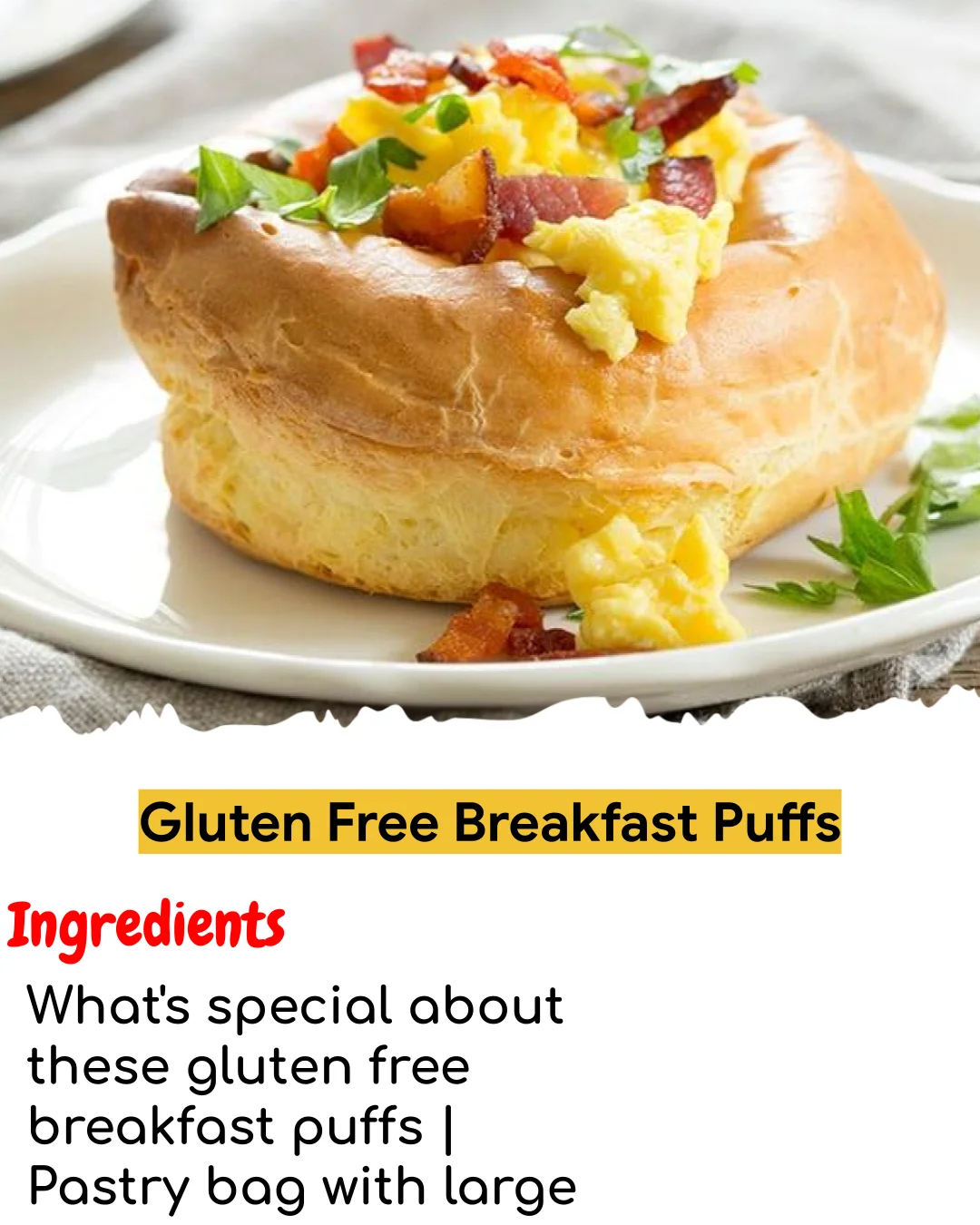 Gluten Free Breakfast Puffs (Tested 10+ Times)