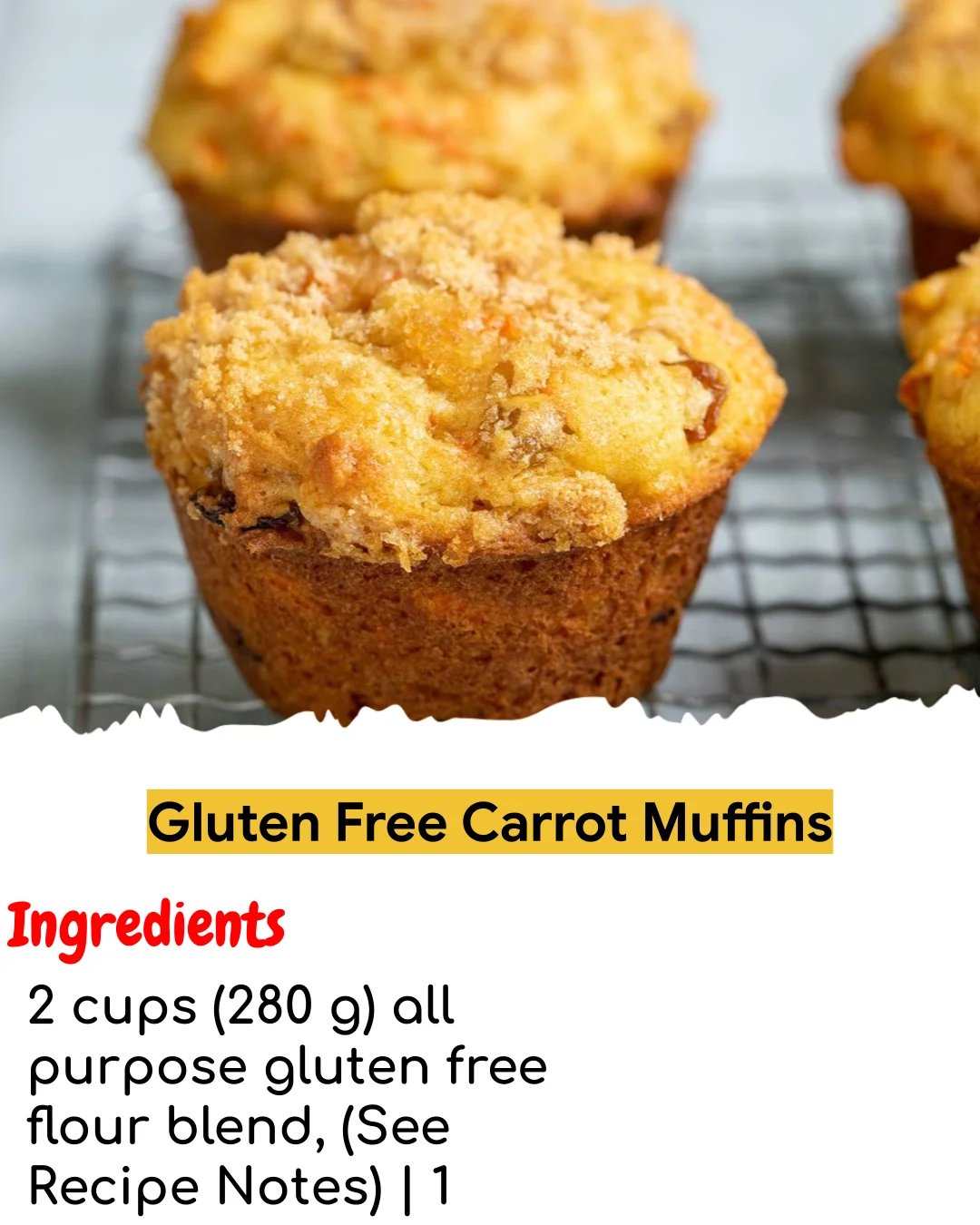 Gluten Free Carrot Muffins (Tested 10+ Times)