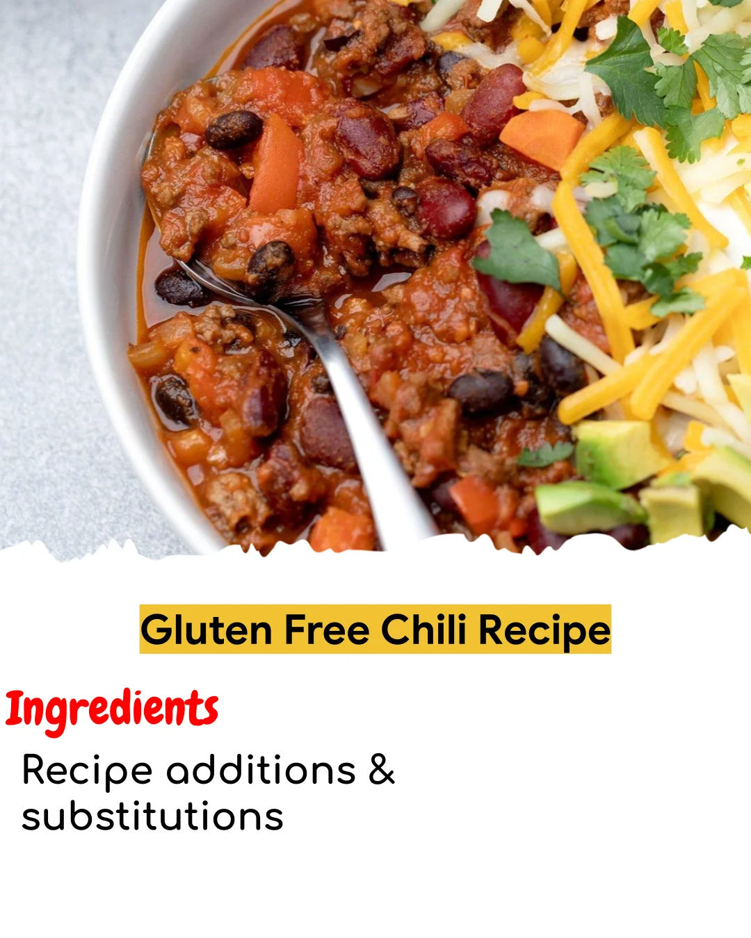 Gluten Free Chili Recipe (Meal Prep Friendly)