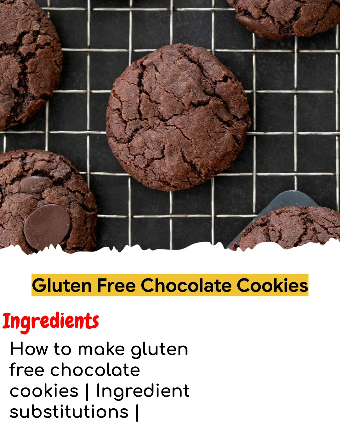 Gluten Free Chocolate Cookies (Tested 10+ Times)