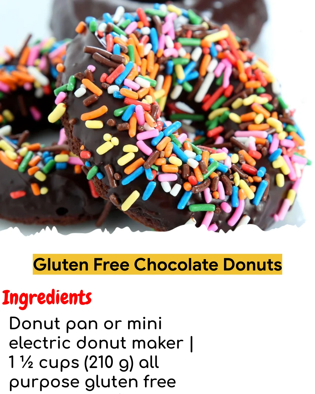 Gluten Free Chocolate Donuts (Meal Prep Friendly)