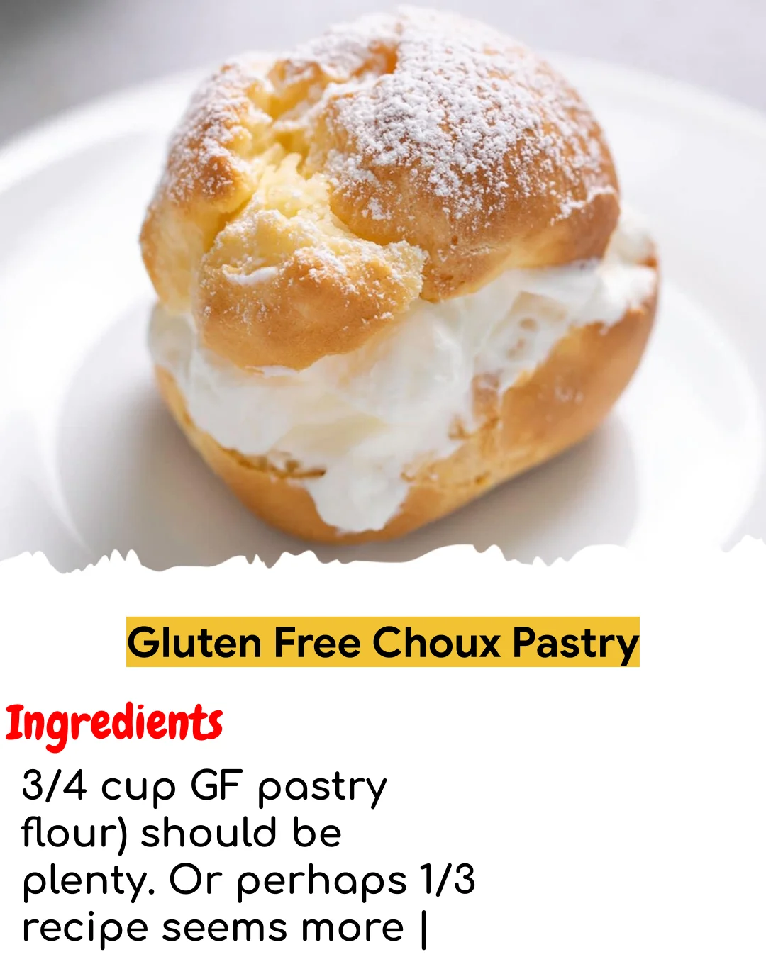 Gluten Free Choux Pastry (Tested 10+ Times)
