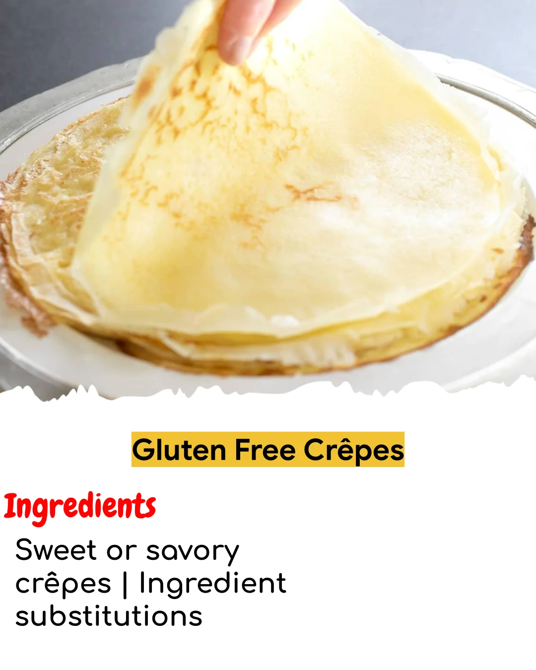 Gluten Free Crêpes (Meal Prep Friendly)