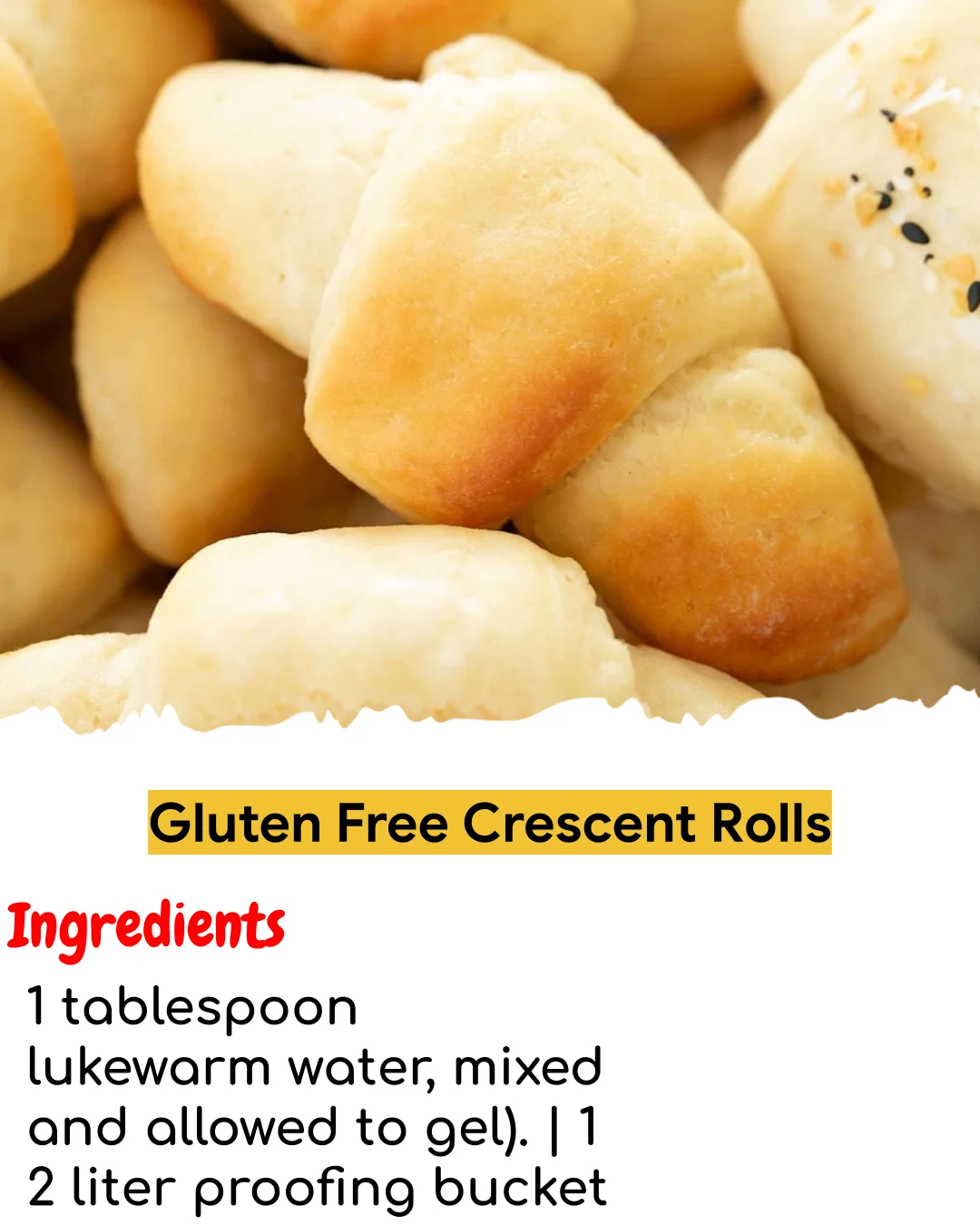 Gluten Free Crescent Rolls (Easy 60-Minute)
