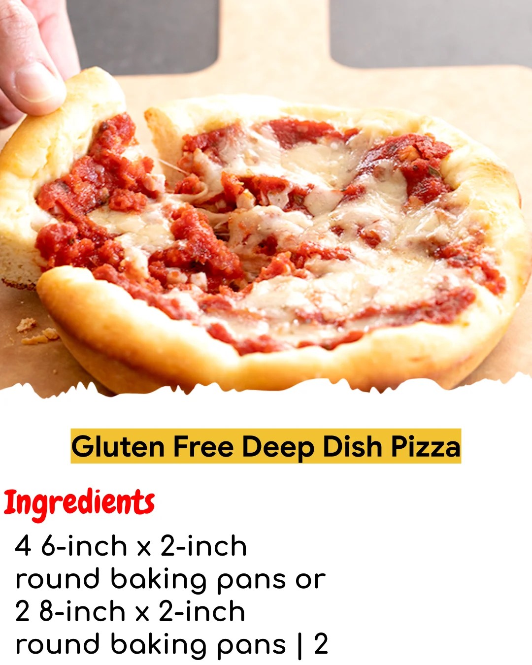 Gluten Free Deep Dish Pizza (Tested 10+ Times)
