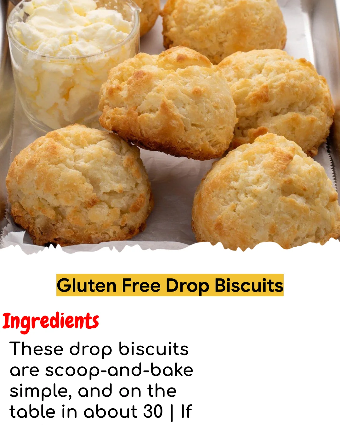Gluten Free Drop Biscuits (Chef-Developed)