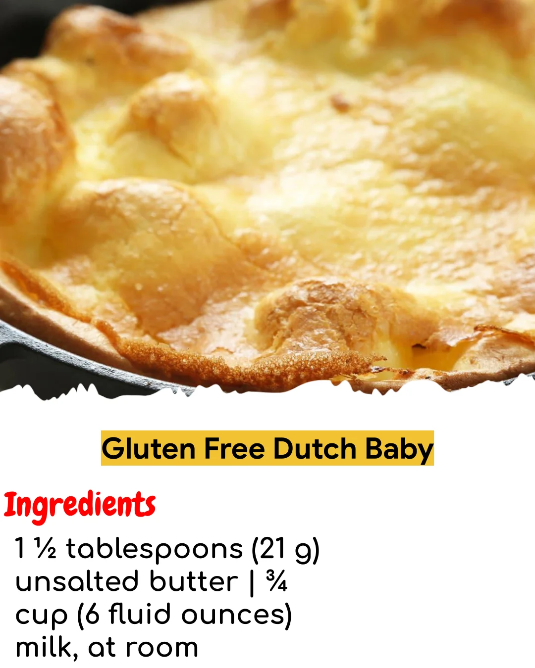 Gluten Free Dutch Baby (Chef-Developed)