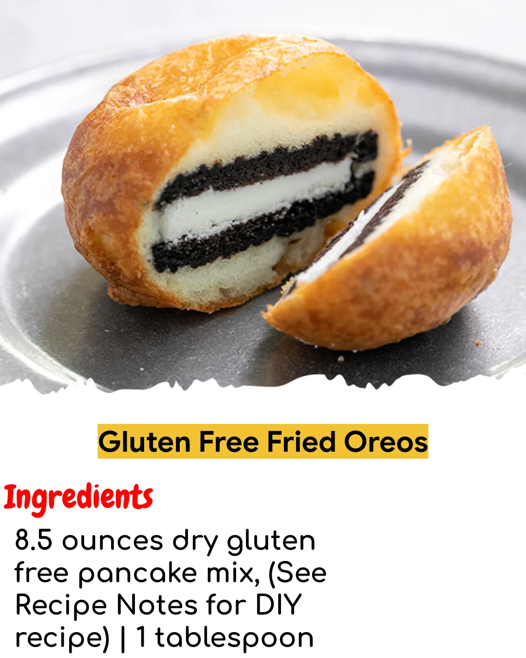 Gluten Free Fried Oreos (Meal Prep Friendly)