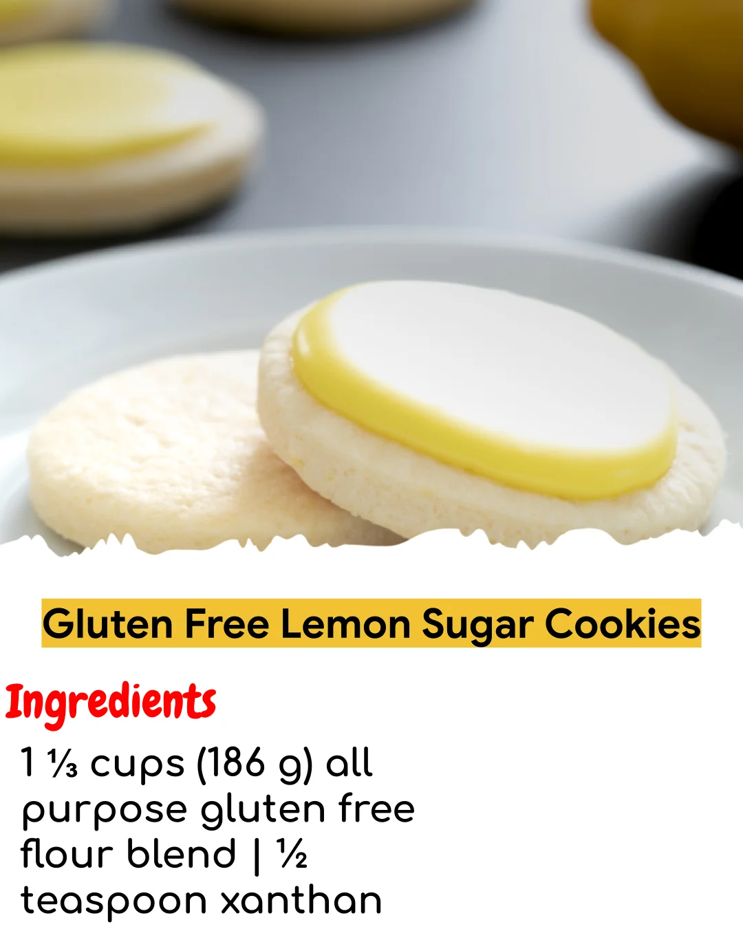 Gluten Free Lemon Sugar Cookies (Tested 10+ Times)