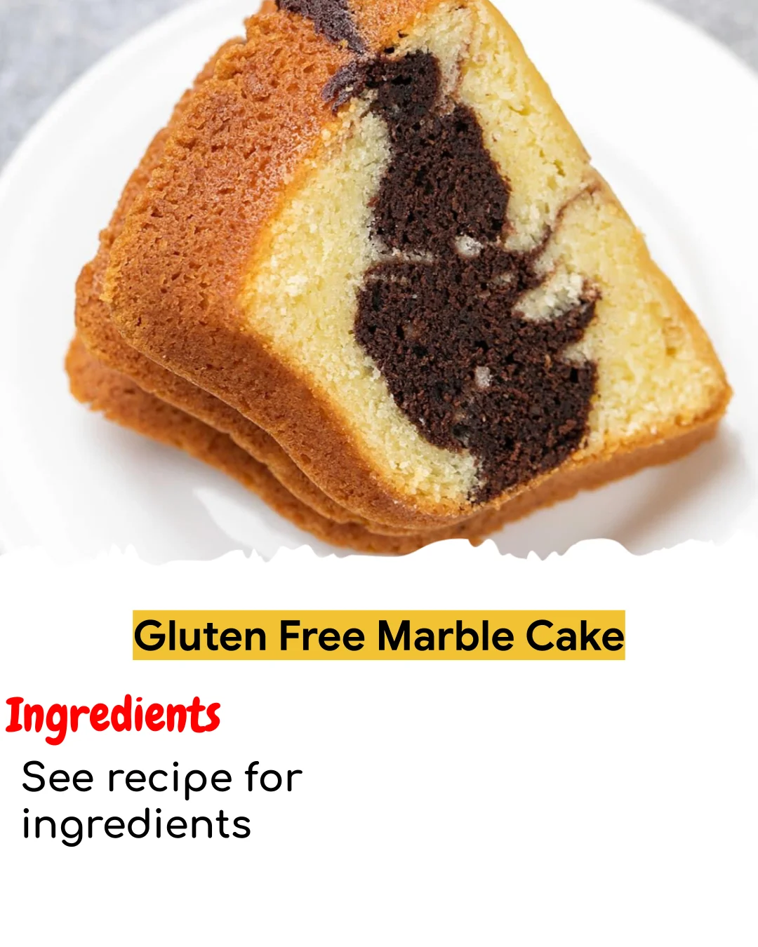Gluten Free Marble Cake (Tested 10+ Times)