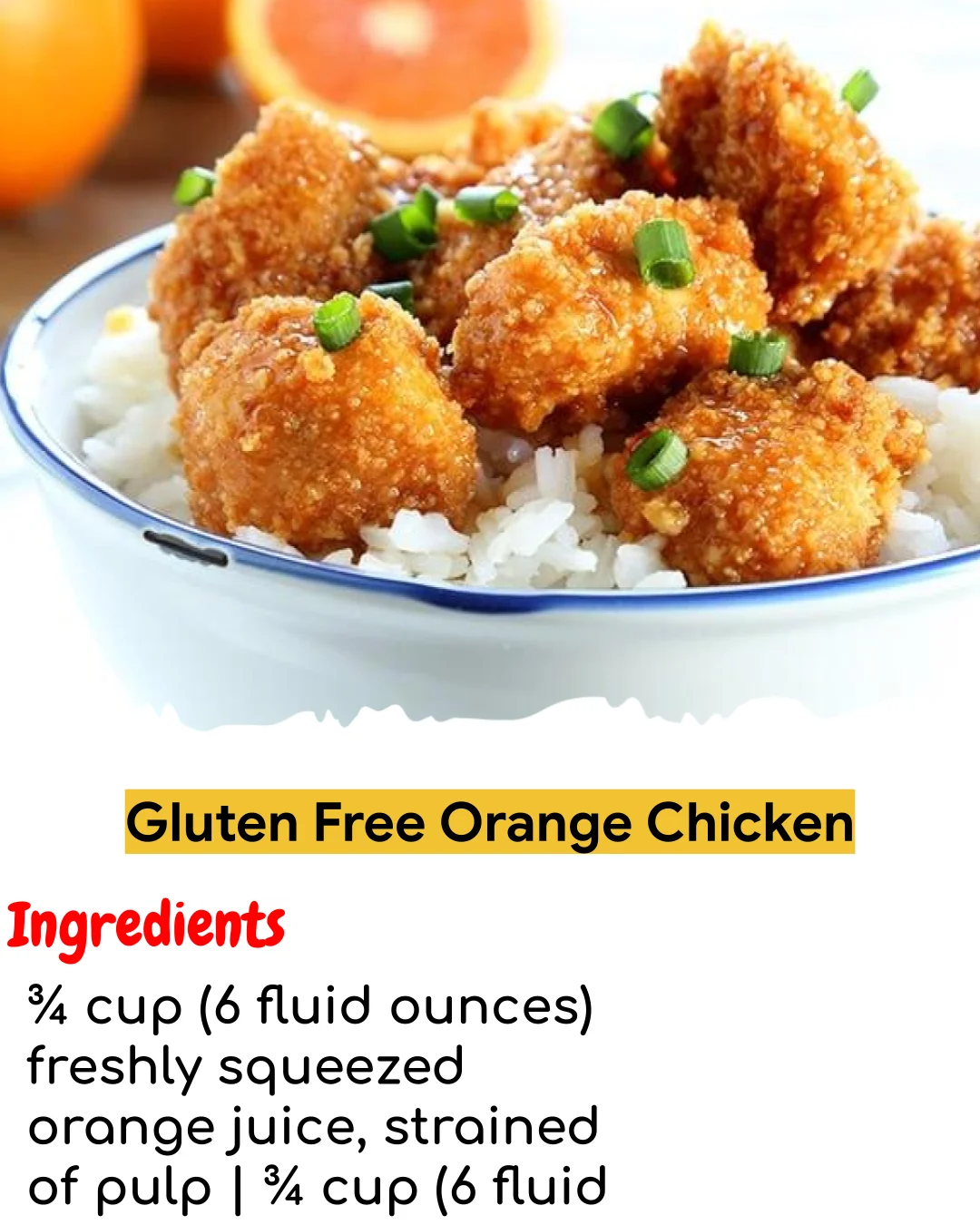Gluten Free Orange Chicken (Chef-Developed)