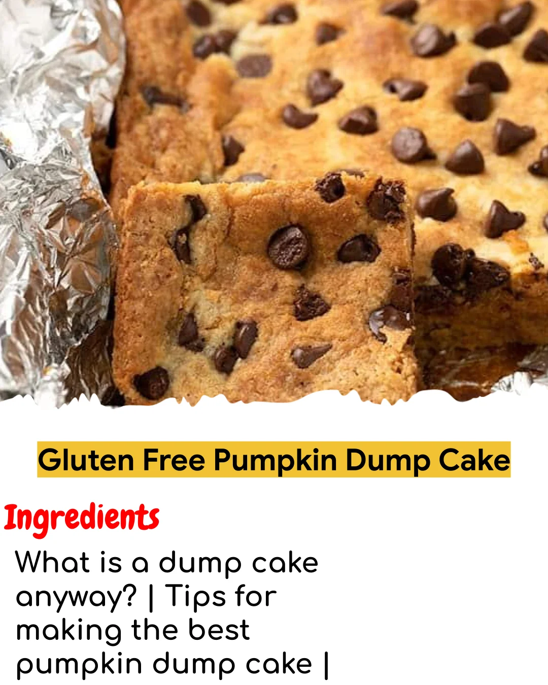 Gluten Free Pumpkin Dump Cake (Tested 10+ Times)