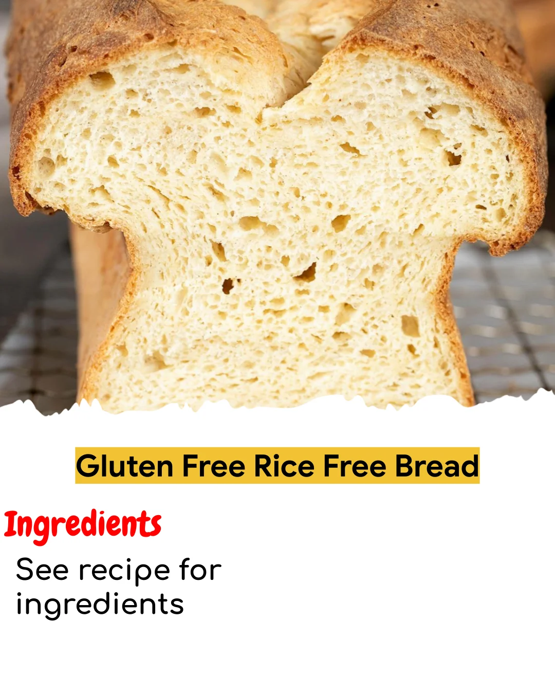 Gluten Free Rice Free Bread (Tested 10+ Times)