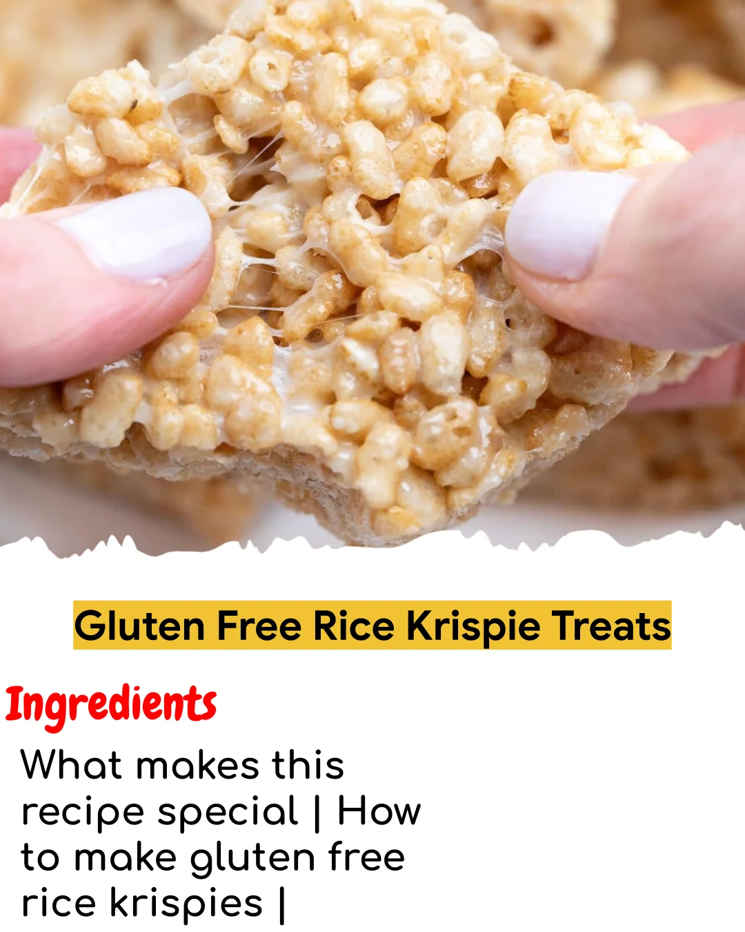 Gluten Free Rice Krispie Treats (Chef-Developed)