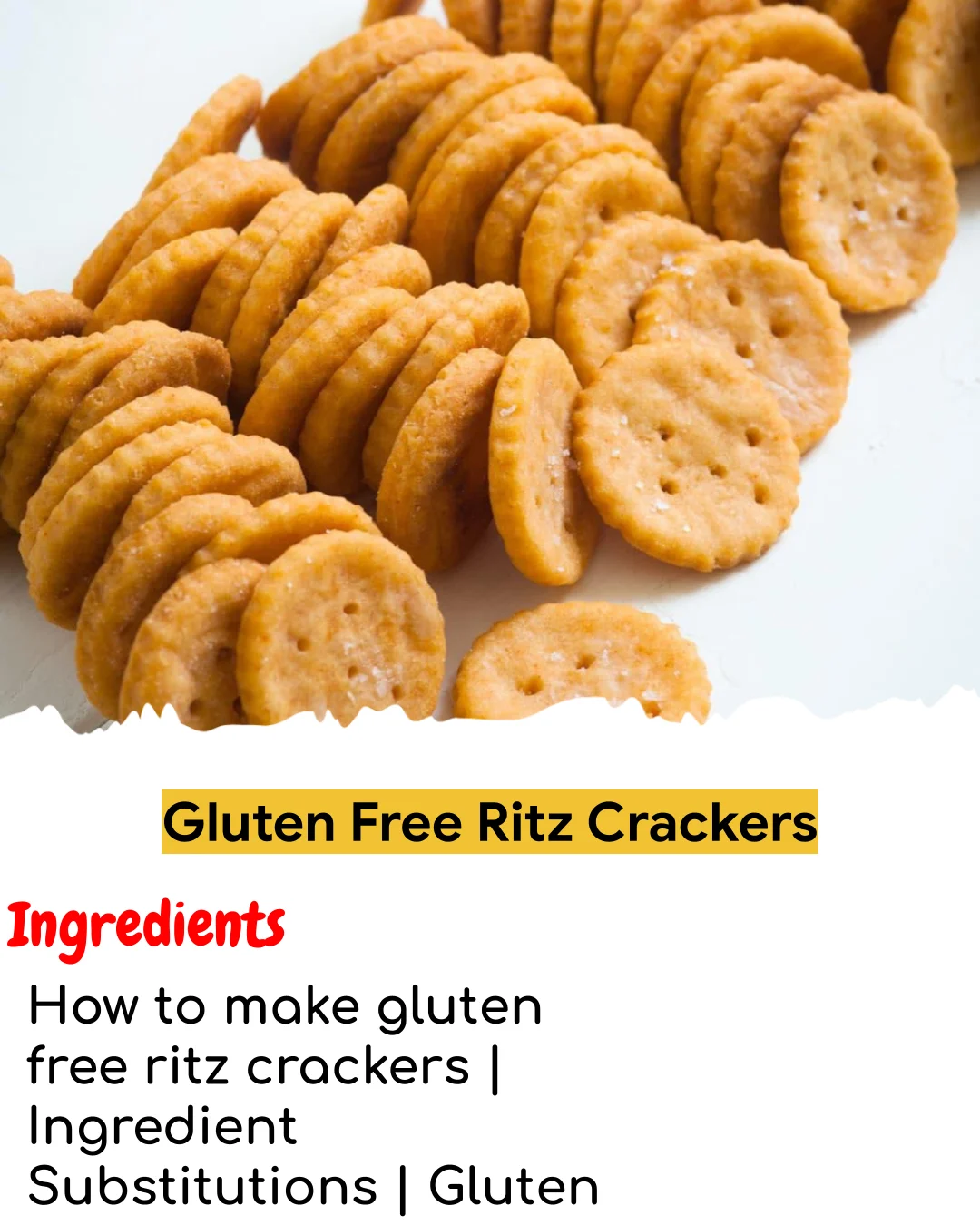 Gluten Free Ritz Crackers (Tested 10+ Times)