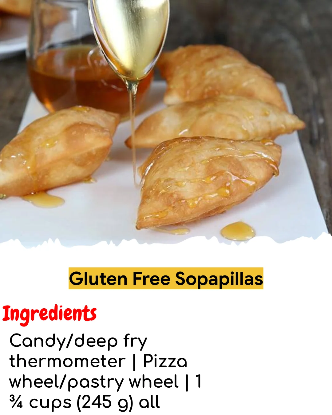 Gluten Free Sopapillas (Meal Prep Friendly)