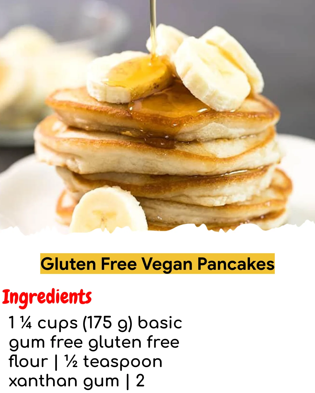 Gluten Free Vegan Pancakes (Tested 10+ Times)