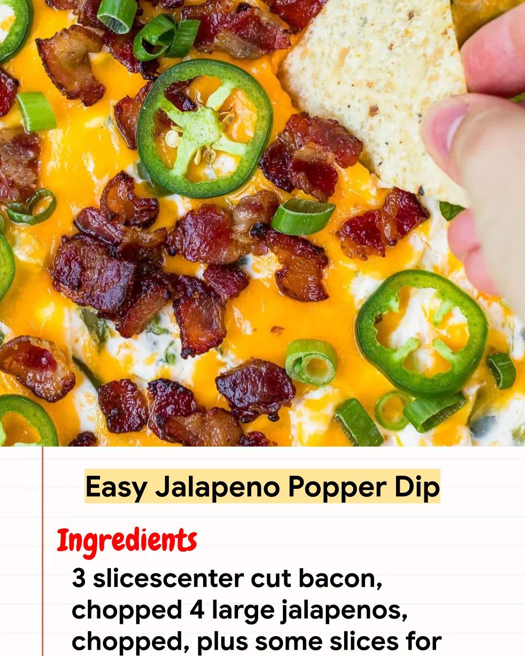 High protein Recipe Easy Jalapeno Popper Dip