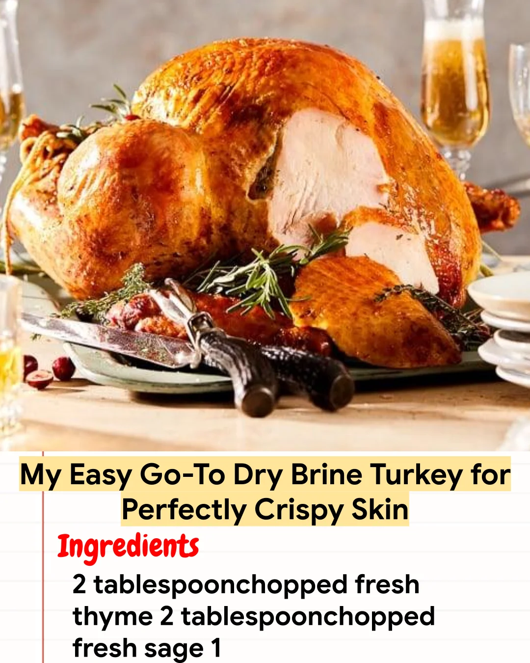 High protein Recipe My Easy Go-To Dry Brine Turkey for Perfectly Crispy Skin