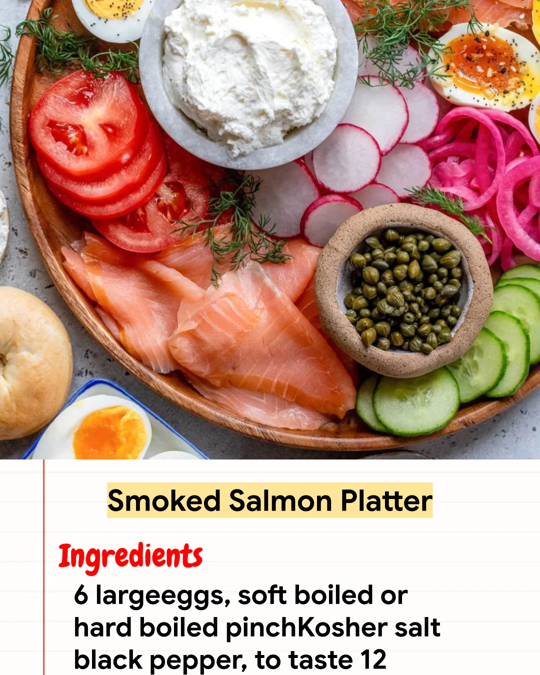 High protein Recipe Smoked Salmon Platter