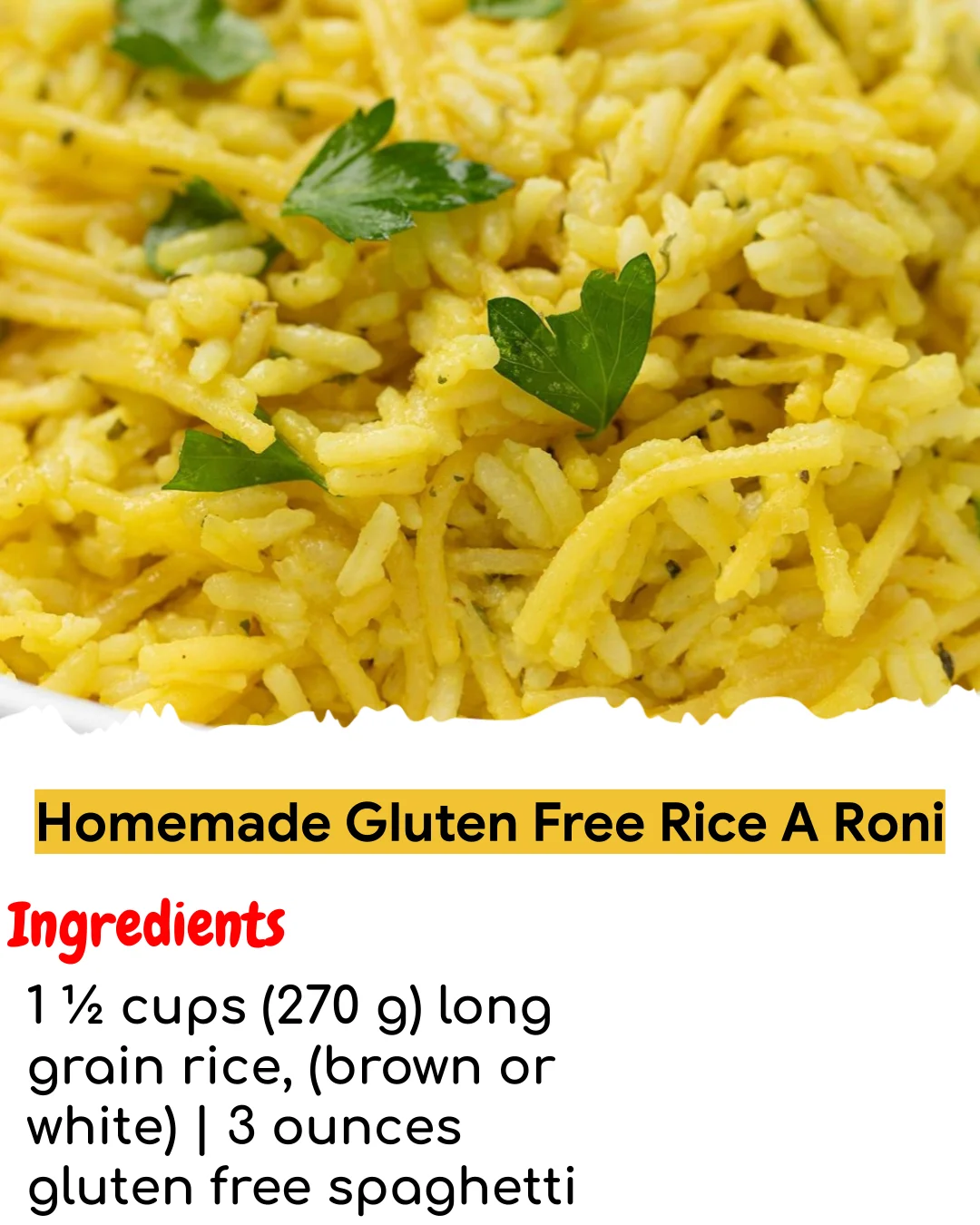 Homemade Gluten Free Rice A Roni (Tested 10+ Times)