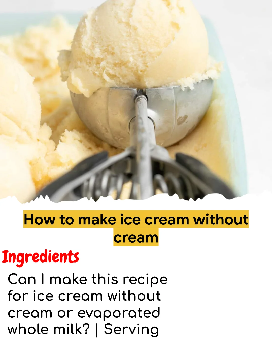 How to make ice cream without cream (Meal Prep Friendly)
