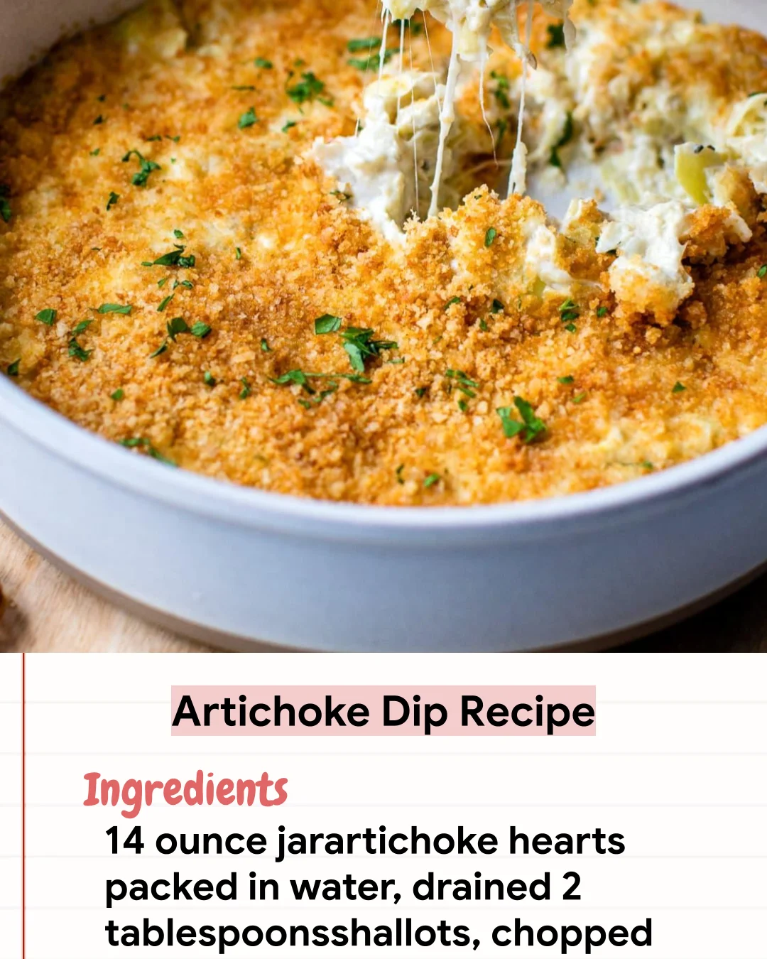 Low Carb Recipe Artichoke Dip Recipe