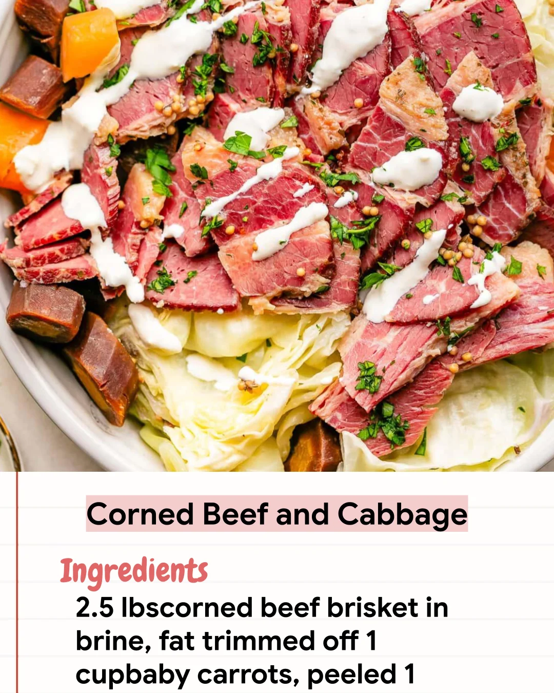 Low Carb Recipe Corned Beef and Cabbage